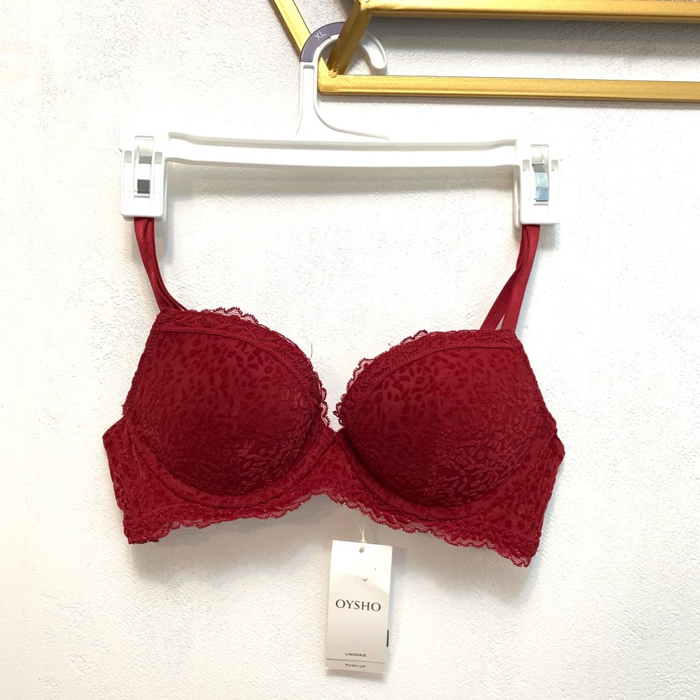 Oysho Lace Push Up Bra